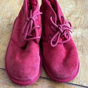 UGG Red Suede Boots